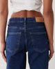 Noisy May Noisy May Moni high rise slim straight jeans in dark blue denim - 4
