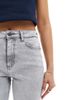 Noisy May Noisy May Moni high rise slim straight leg jeans in light washed gray - 3