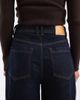 Noisy May Noisy May Noah mid waist barrel jeans in rinsed dark blue - 4
