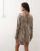 Noisy May Noisy May open back sequin mini dress in leopard-Black - 3