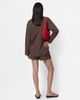 Noisy May Noisy May oversized shirt in chocolate polka - part of a set-Brown - 3