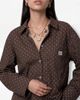 Noisy May Noisy May oversized shirt in chocolate polka - part of a set-Brown - 4
