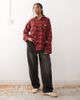 Noisy May Noisy May oversized shirt in red plaid - 4