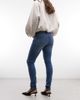 Noisy May Noisy May Rae low rise super slim jeans in medium blue denim-Black - 3