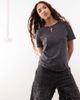 Noisy May Noisy May regular fit T-shirt in washed charcoal-Gray - 1