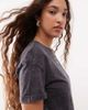 Noisy May Noisy May regular fit T-shirt in washed charcoal-Gray - 3