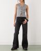 Noisy May Noisy May Rooxy high rise flares in black denim - 1