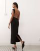 Noisy May Noisy May ruche detail blackless maxi dress in black - 1