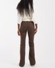 Noisy May Noisy May Sallie high rise flare jeans in chocolate brown - 2