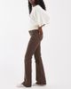 Noisy May Noisy May Sallie high rise flare jeans in chocolate brown - 3