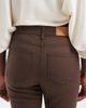 Noisy May Noisy May Sallie high rise flare jeans in chocolate brown - 4