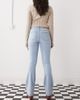 Noisy May Noisy May Sallie high rise slim flare jeans in light blue wash - 2