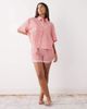 Noisy May Noisy May seersucker boxy shirt in red gingham - part of a set - 2