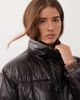 Noisy May Noisy May shiny puffer jacket in black - 4