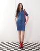 Noisy May Noisy May short sleeve denim mini dress in mid wash blue - 1