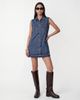Noisy May Noisy May sleeveless denim dress in mid blue - 1