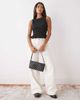 Noisy May Noisy May sleeveless shirred top in black polka dot - 2
