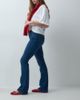 Noisy May Noisy May Stevie mid rise bootcut jeans in dark blue denim - 2