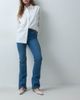 Noisy May Noisy May Stevie mid rise bootcut jeans in mid blue denim - 1