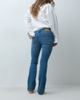 Noisy May Noisy May Stevie mid rise bootcut jeans in mid blue denim - 3