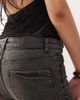 Noisy May Noisy May stretch denim capri pants in washed black - 4