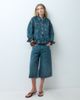 Noisy May Noisy May studded denim jacket set in dark vintage wash-Blue - 4