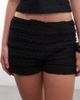 Noisy May Noisy May textured micro short bloomers in black - part of a set - 4