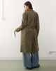 Noisy May Noisy May trench coat in khaki green - 3