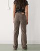 Noisy May Noisy May Yolanda mid rise straight leg cord jeans in brown-Neutral - 3