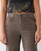 Noisy May Noisy May Yolanda mid rise straight leg cord jeans in brown-Neutral - 4