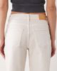 Noisy May Noisy May Yolanda mid rise straight leg jeans in ecru-White - 4