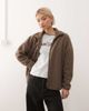 Noisy May Noisy May zip through funnel fleece in beige-Neutral - 1
