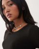Noisy May Petite Noisy May Petite long sleeve knit skater dress in black - 4