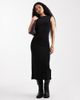 Noisy May Petite Noisy May Petite ruched detail backless midi dress in black - 2