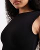 Noisy May Petite Noisy May Petite ruched detail backless midi dress in black - 4