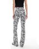 Noisy May Tall Noisy May Tall flare pants in zebra-White - 4