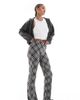 Noisy May Tall Noisy May Tall flared pants in black check - 1