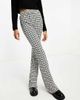 Noisy May Tall Noisy May Tall flared pants in black houndstooth - 2