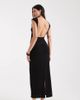 Noisy May Tall Noisy May Tall ruched detail backless midaxi dress in black - 1