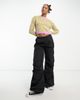 Noisy May Tall Noisy May Tall scoop neck sweater in lime & purple floral-Multi - 3