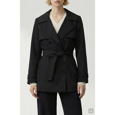 Noize Noize Amina Tie Waist Water Repellent Coat