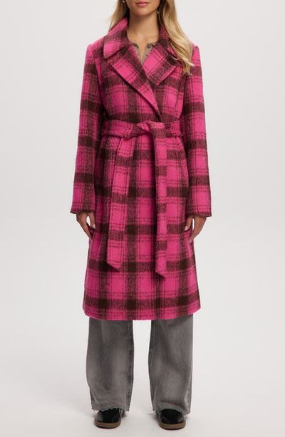 Noize Noize Katja Vegan Wool Plaid Coat