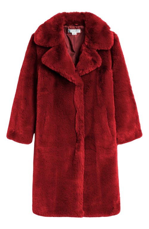 Noize Noize Savannah Faux Fur Longline Coat