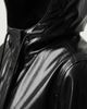 Noize Noize Sibil-V Hooded Water Resistant Coated Vinyl Raincoat - 5
