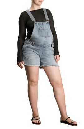 Nom Maternity Nom Maternity Austin Maternity Denim Shortalls