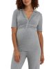 Nom Maternity Nom Maternity Calista Maternity & Nursing Ribbed Polo Top - 1