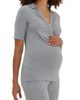 Nom Maternity Nom Maternity Calista Maternity & Nursing Ribbed Polo Top - 2