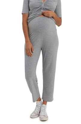 Nom Maternity Nom Maternity Camilla Over-the-Belly Ribbed Maternity Pants