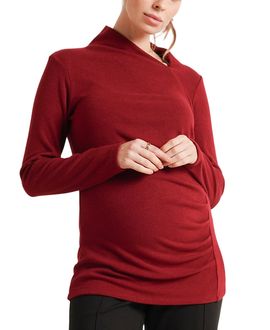 Nom Maternity Nom Maternity Claire Asymmetric Neck Sweater