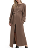 Nom Maternity Nom Maternity Emaline Full Length Maternity Cardigan - 1